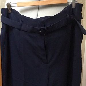 Boden Navy Belted Pants